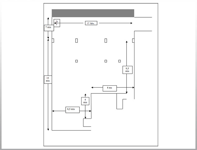 Plano Salón Terrazas